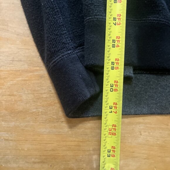 Tommy Bahama Mens 1/4 Zip Sweater Mens XXL ? Black Gray Reversible Heavyweight - Picture 10 of 11